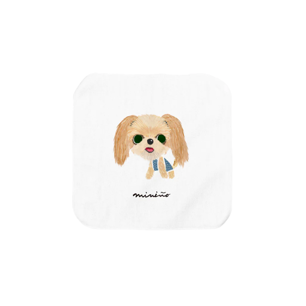 miniño（ミニーニョ）のミックス犬 Towel Handkerchief