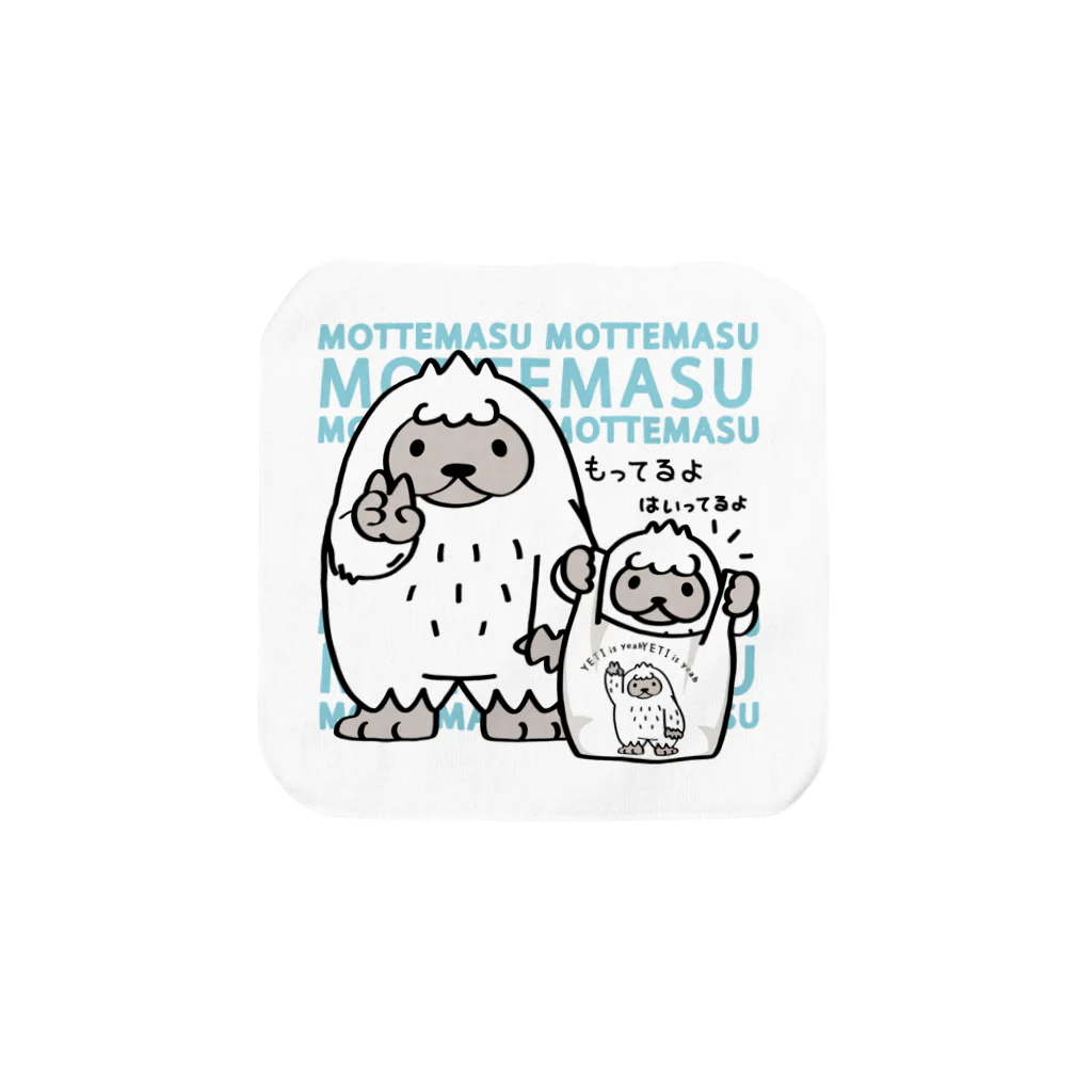 イラスト MONYAAT の CT111 YETI is yeah*A*エコバッグもってます Towel Handkerchief