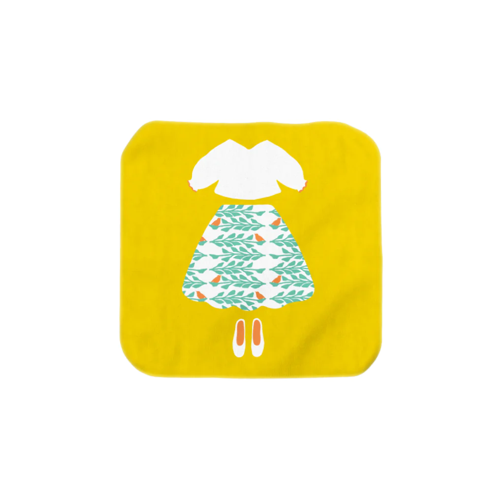 MOMOSUZUMEの小鳥スカート Towel Handkerchief