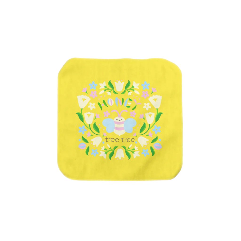 tree treeのHoney Bee S -YL- Towel Handkerchief