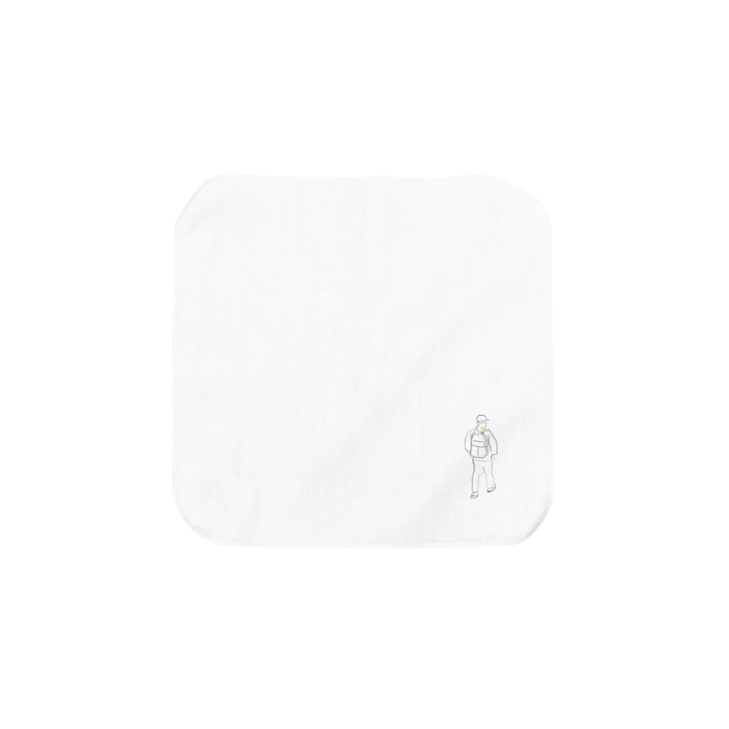 KEiC_Art&Designの花おじさん Towel Handkerchief