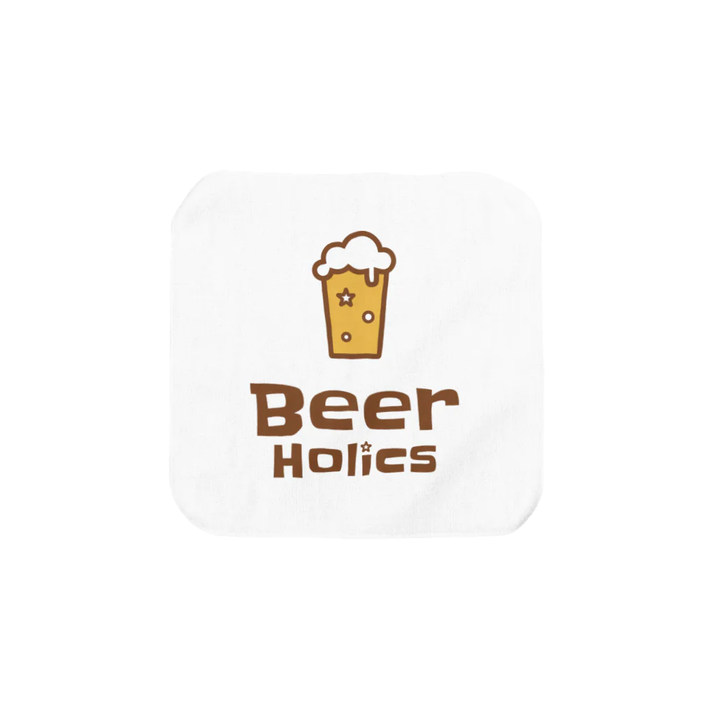 BeerHolicsのBeerHolics ロゴ大 タオルハンカチ