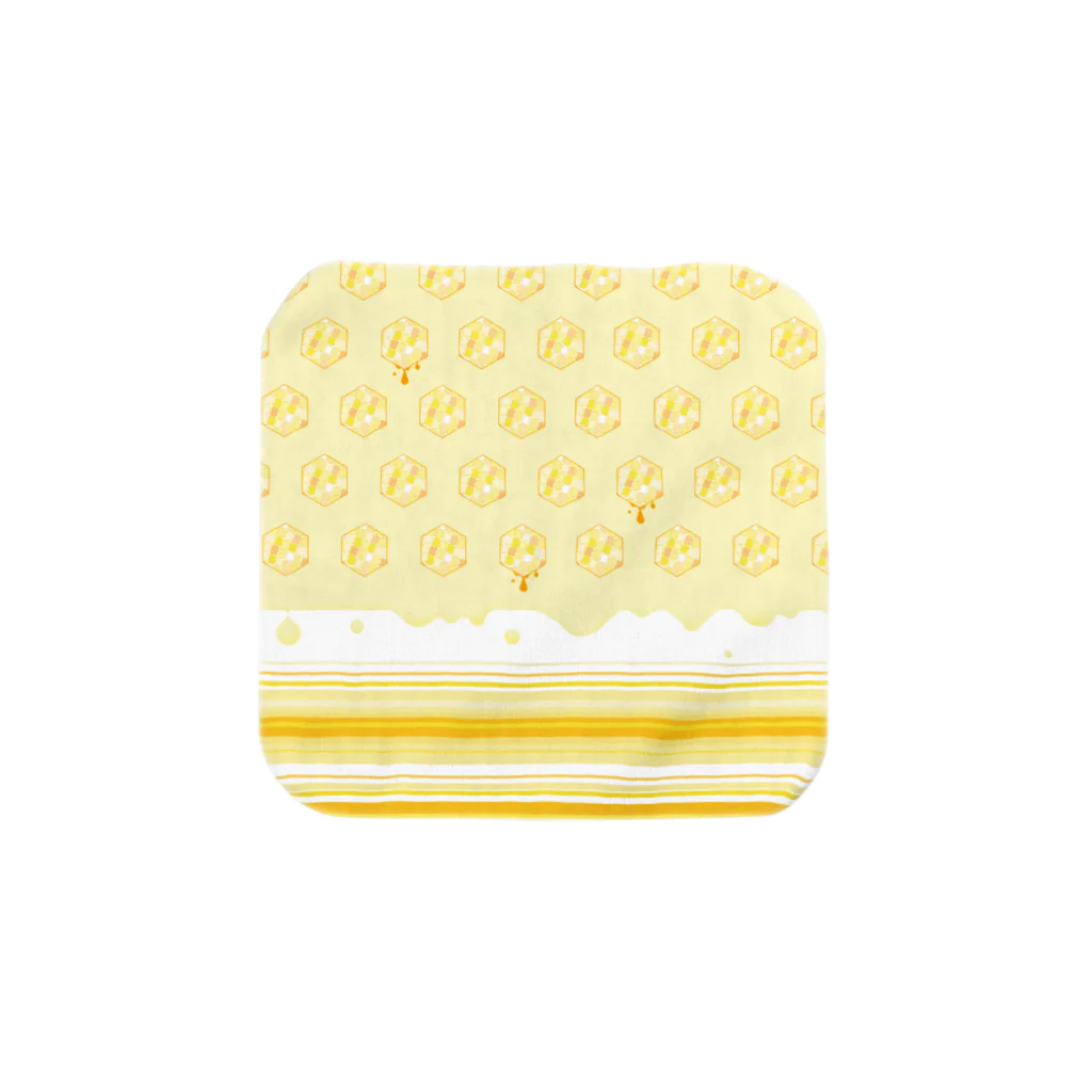 百年蟹座のハニカムカム(滴) Towel Handkerchief