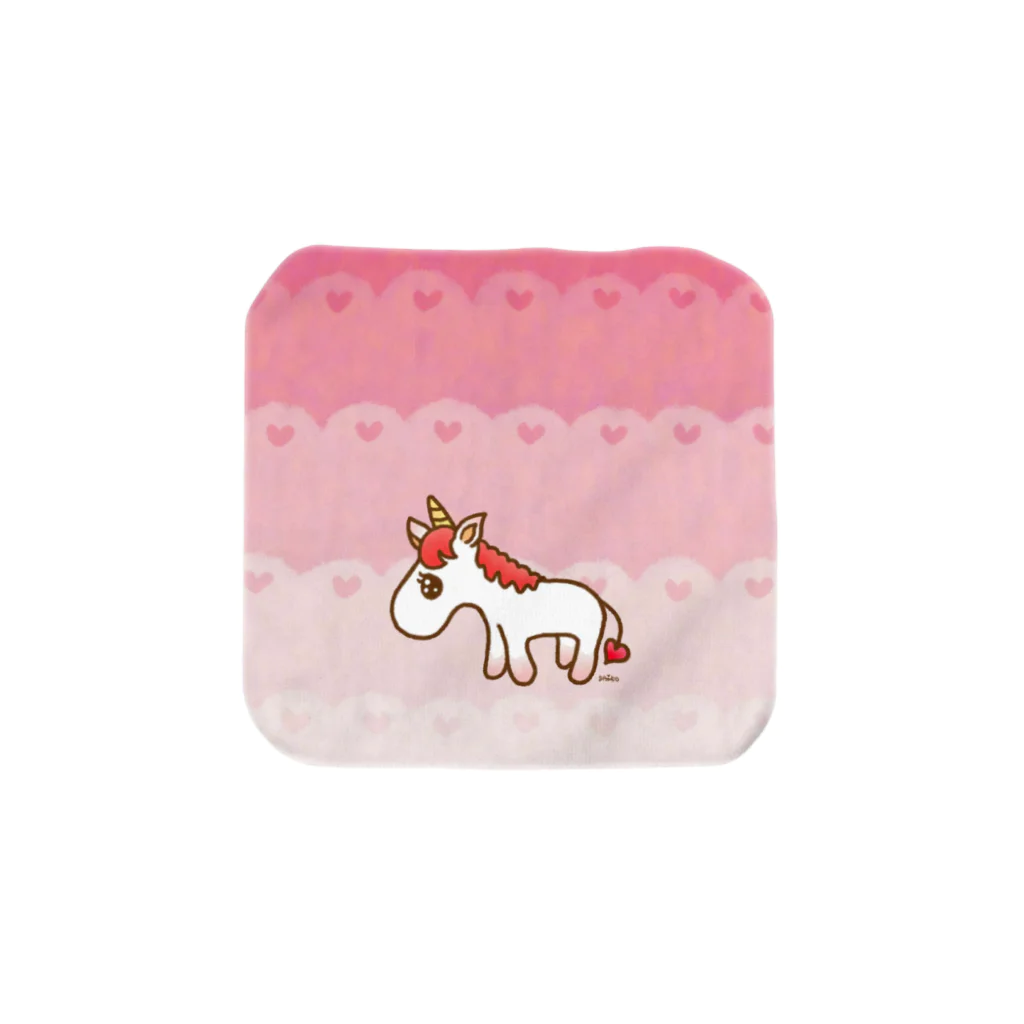 さぁこのred unicorn♡ タオルハンカチ