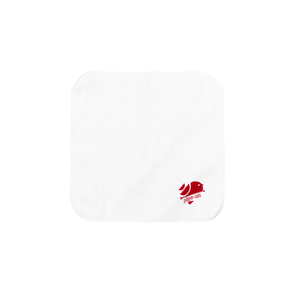 pige-onのpigeonロゴ Towel Handkerchief