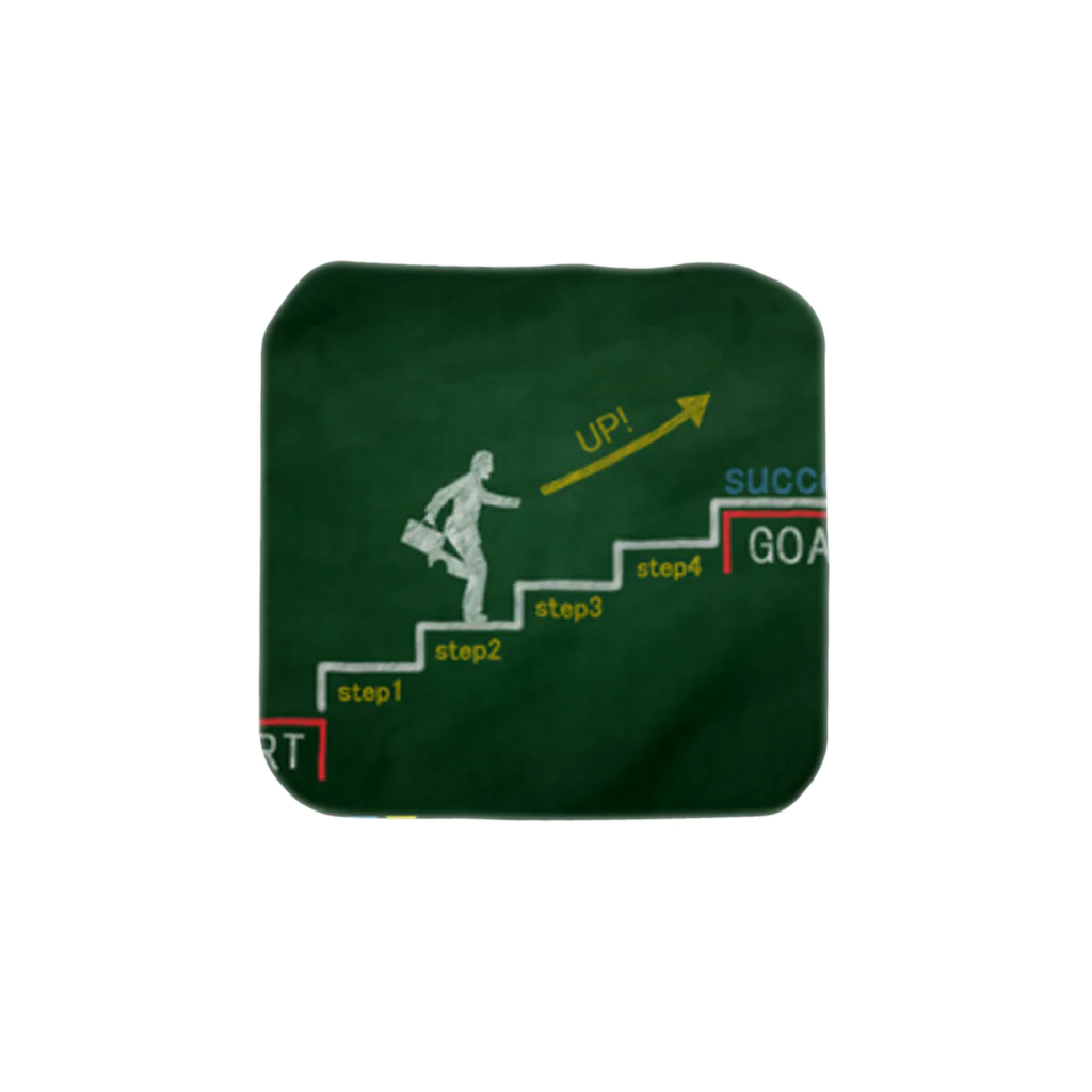 Teatime ティータイムのステップアップ ゴール成功者 Towel Handkerchief