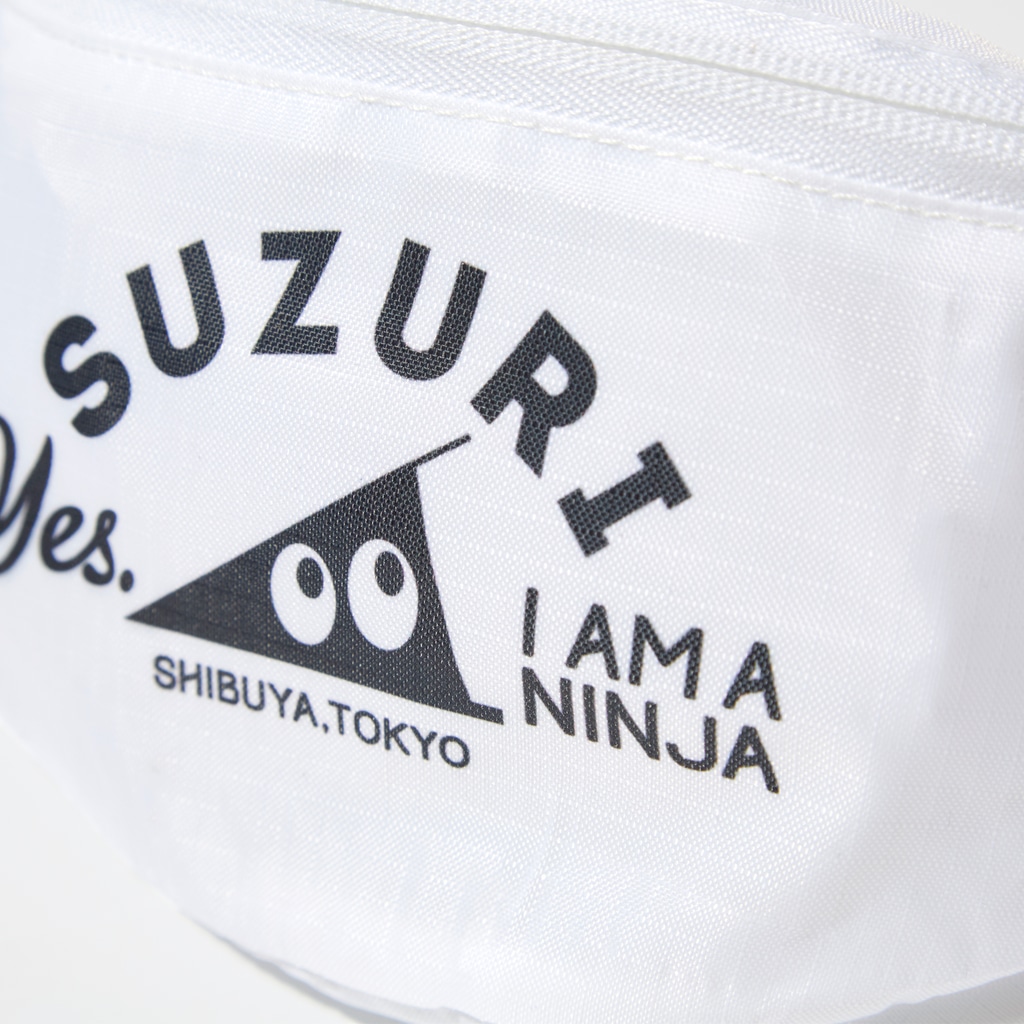 ねこぜや のROBOBO カメタクシー🚕 Belt Bag has a print that brings out the natural texture of the fabric