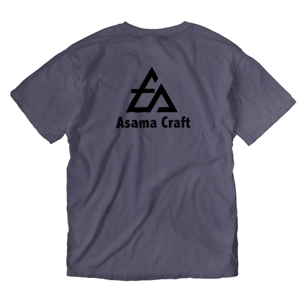AsamaCraft(アサマクラフト)のAsamaCraftグッズ Washed T-Shirt :back