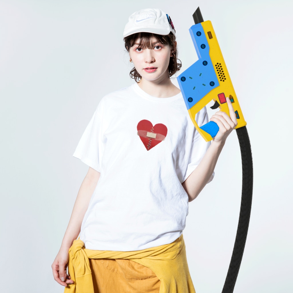 CheerCheeze.RのOtome×Gokoro Washed T-Shirt :model wear (front)