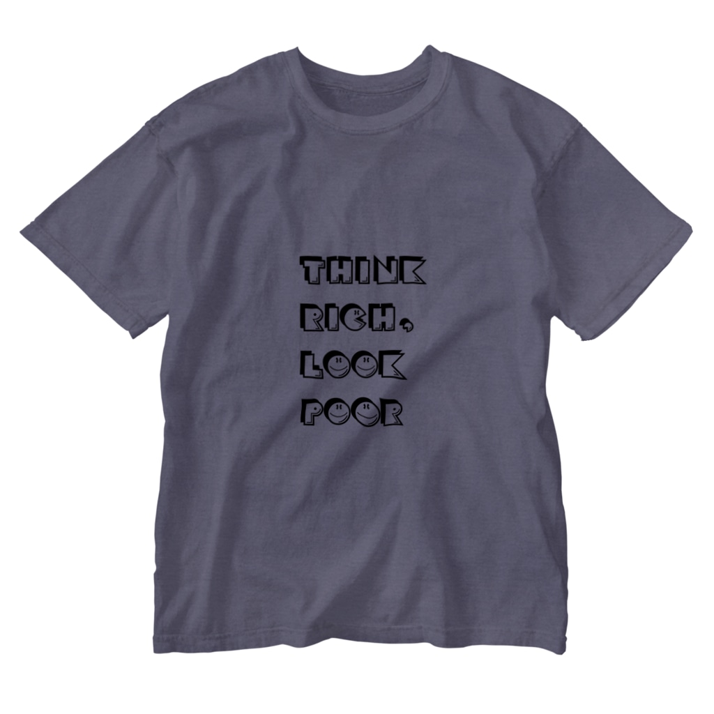 Think Rich Look Poor Andy Warhol R のウォッシュtシャツ通販 Suzuri スズリ Think Rich Look Poor Andy Warhol R のウォッシュtシャツ通販 Suzuri スズリ
