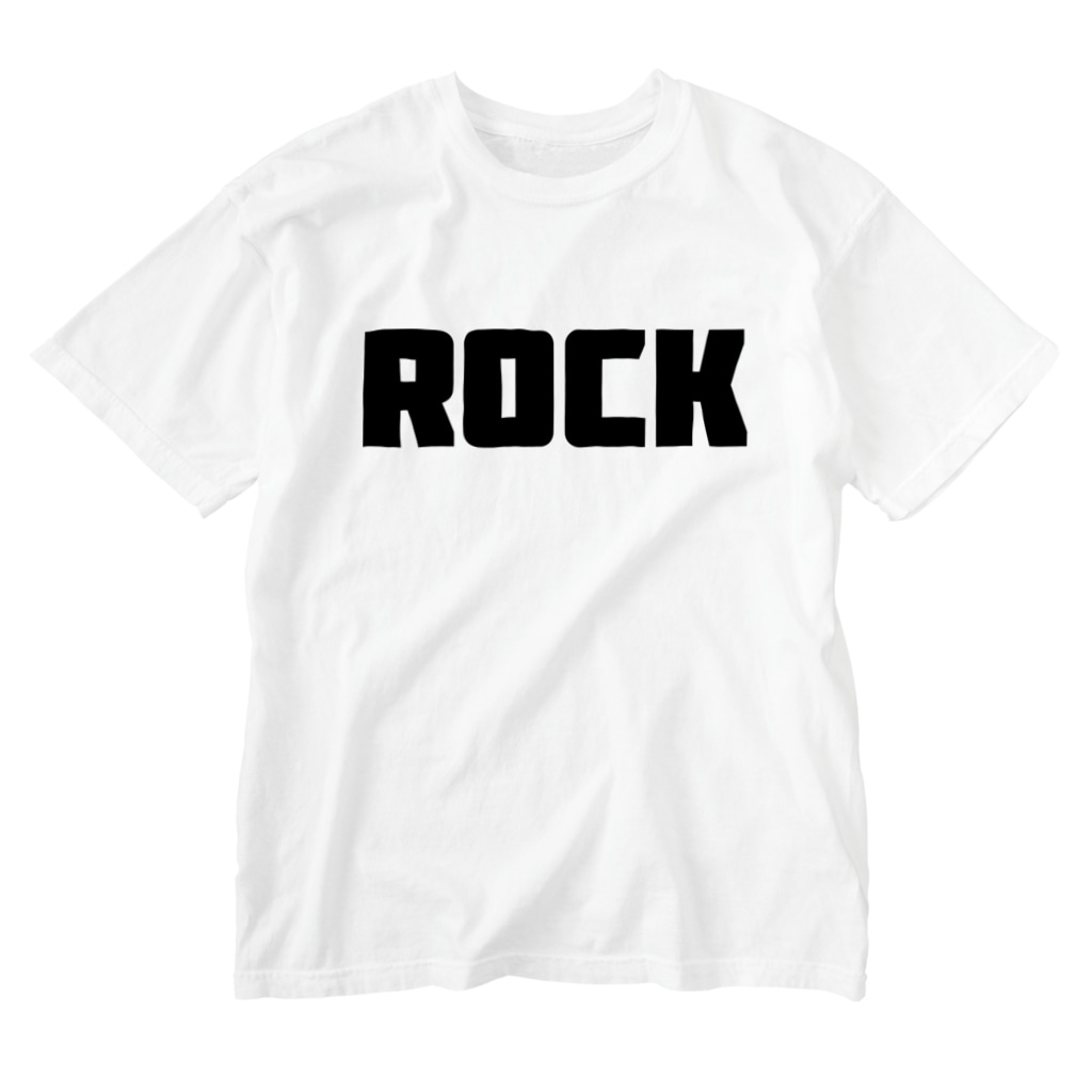 Rock ロック シンプルbigロゴ ストリートファッション Aliviostaのウォッシュtシャツ通販 Suzuri スズリ