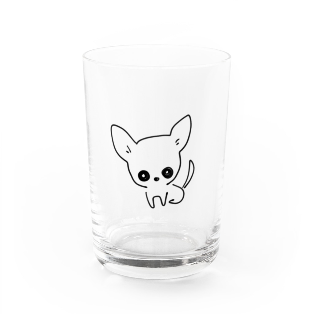 ゆるいぬ チワワ Water Glass By みっきー Mic Key38 Suzuri