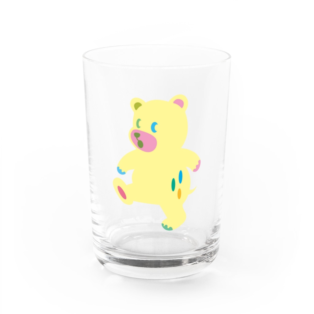 カラフルくまるくん グラス Water Glass By マニュモビールズ キャラクターグッズストア Manumobiles Suzuri