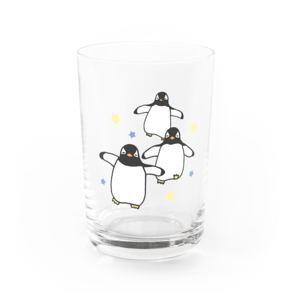 ゆずぽんずのジェンツーペンギンの襲来 Water Glass