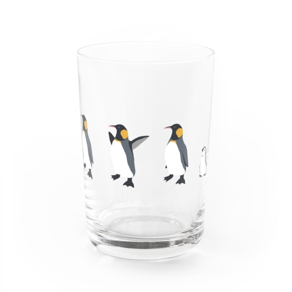 フローライトソーダのペンギンさんの行進 Water Glass