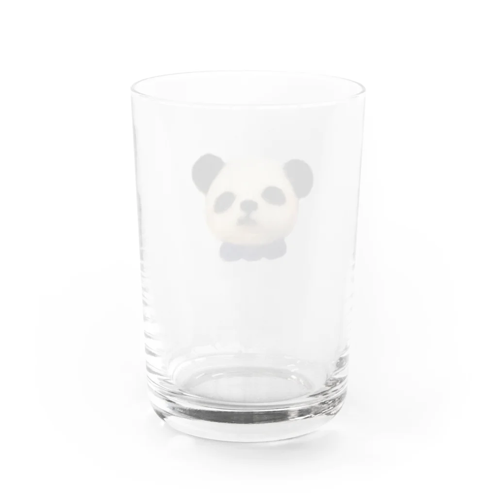 きゅー(🅐︎🅝︎🅓︎ 🅠︎)耳飾りクリエイターの不機嫌羊毛パンダ Water Glass :back