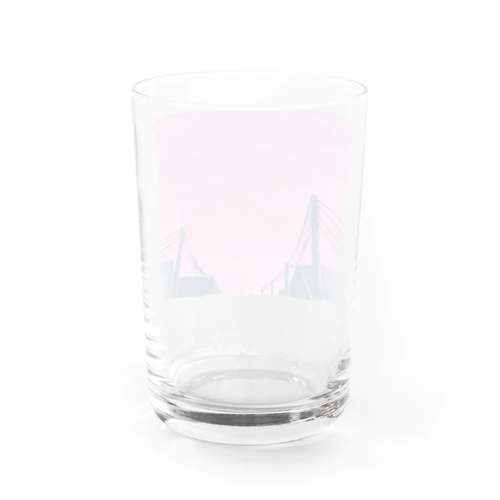 美夜乃闇の夢見心地 月に Water Glass :back