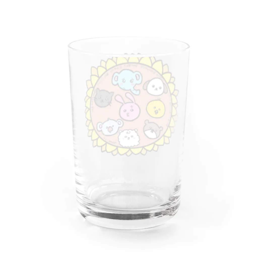 ちゃんみなグッズのちゃんみなの森シリーズ Water Glass :back