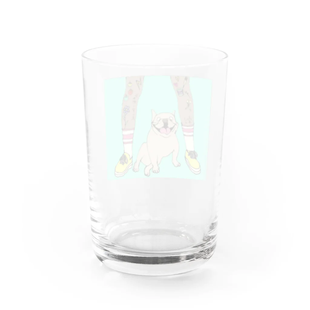 刺し屋シュガーアリスのフレブルのぶん太 Water Glass :back