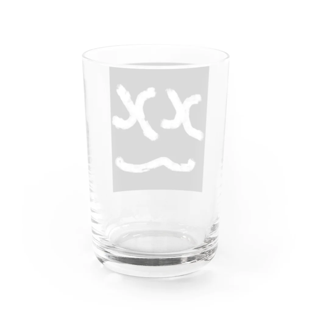 由々式会社らふらいんのバツニコ君【1期生：yuyushiki_origin】 Water Glass :back