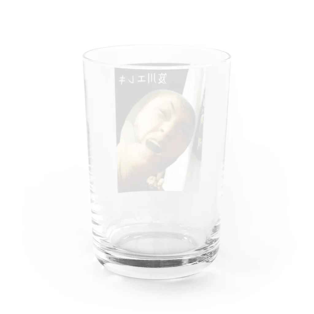 笈川エレキのストッキング捨てる前に Water Glass :back