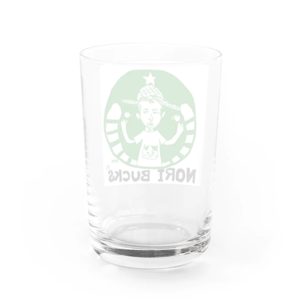 chill_laundryのNORIBUCKS tee Water Glass :back