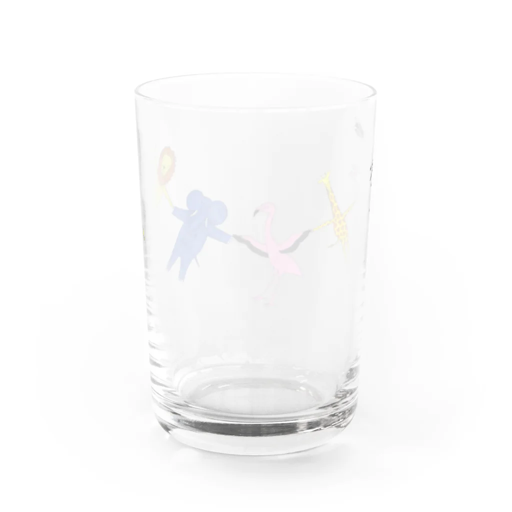 Daisuke.worldのみんな仲良し Water Glass :back