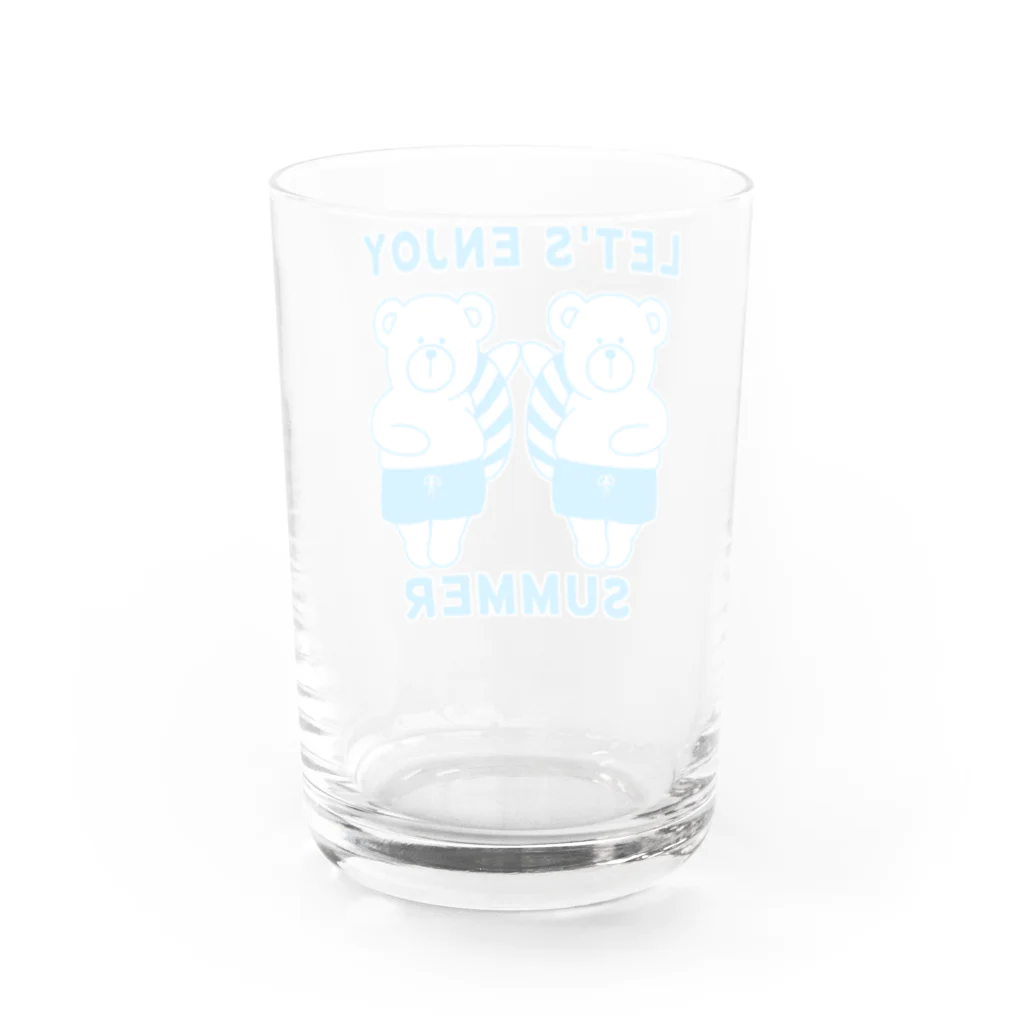  Millefy's shopのLET'S ENJOY SUMMER Water Glass :back