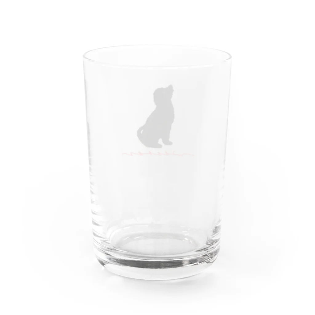 黒犬はよそ見しがちのウィルクシー② Water Glass :back