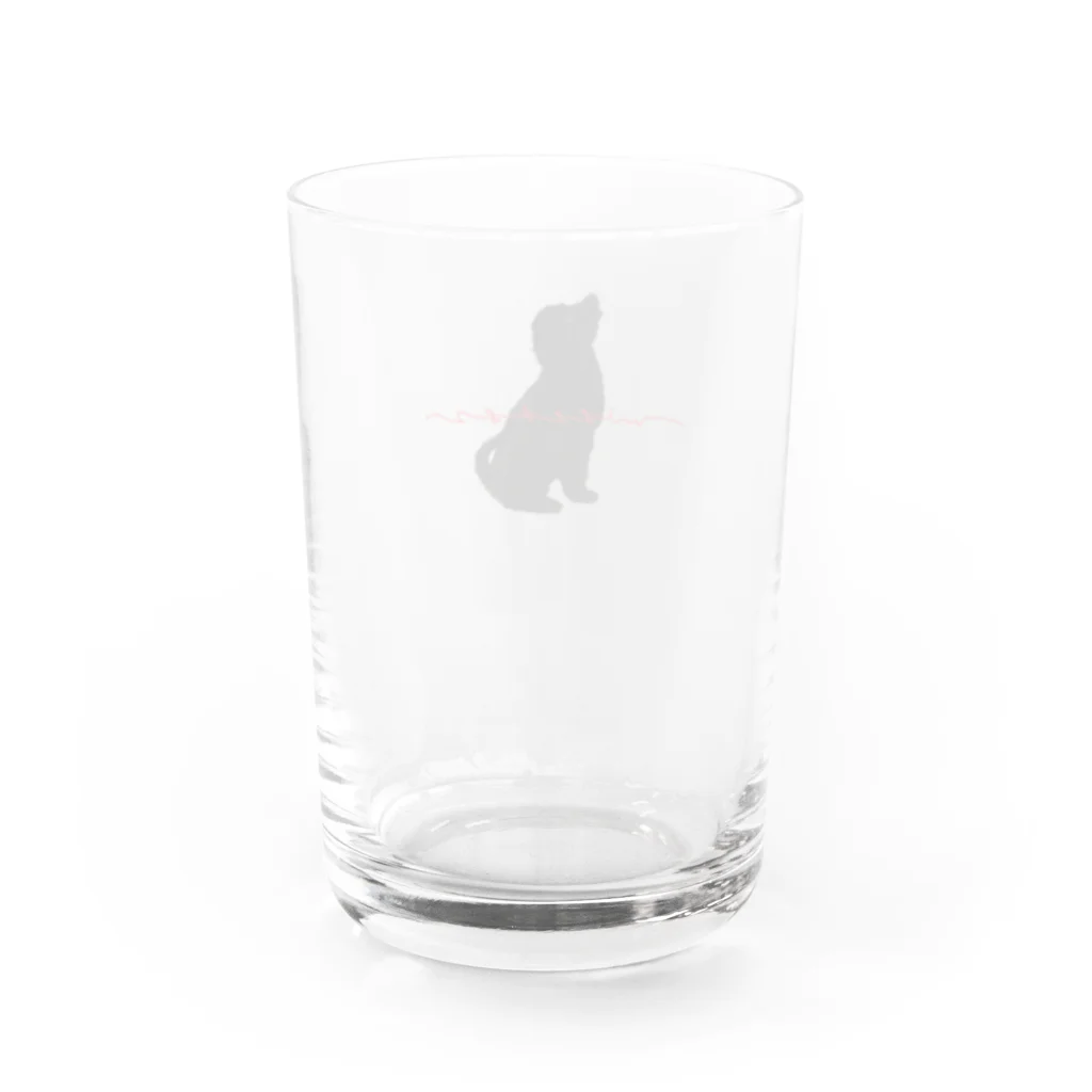 黒犬はよそ見しがちのウィルクシー① Water Glass :back