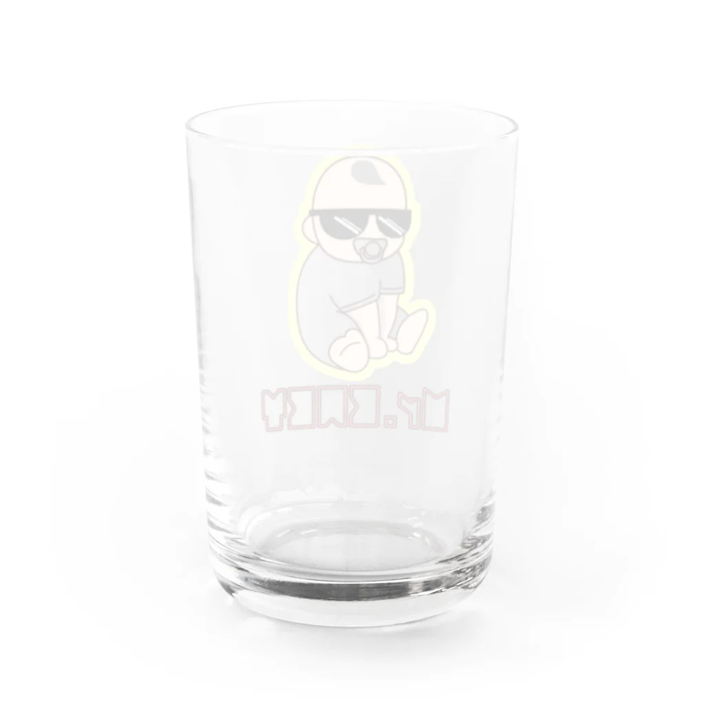 A33のミスターベイビーとおそろコーデ Water Glass :back