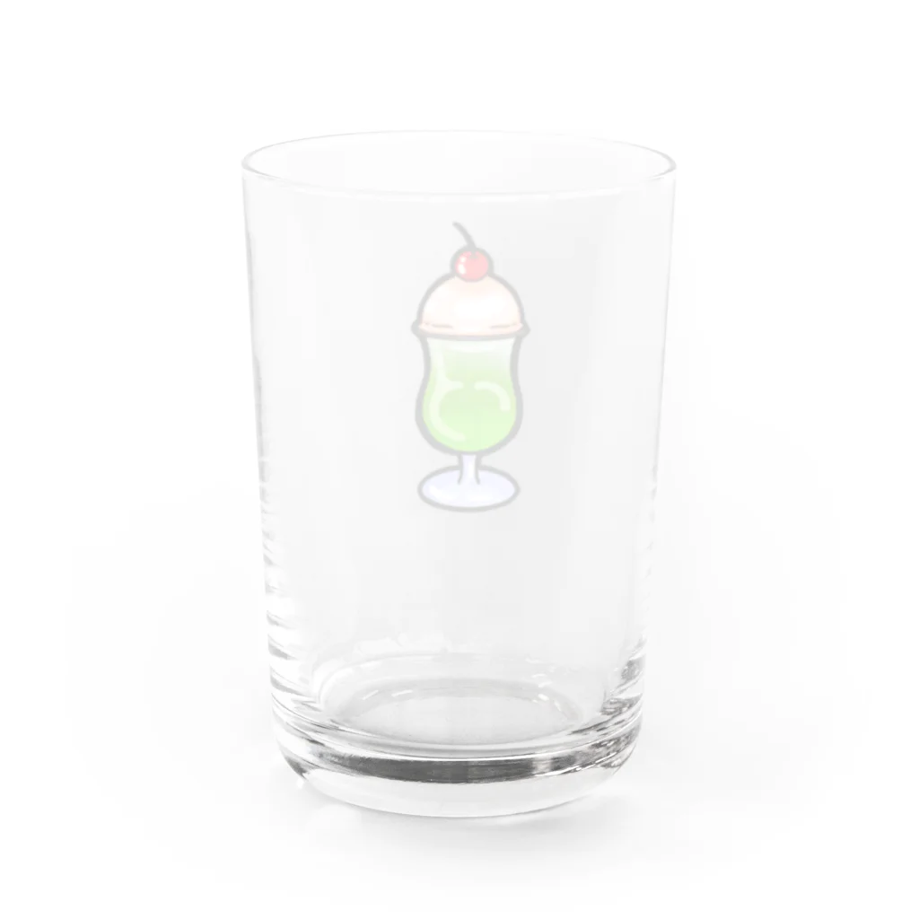 おにぎり丸🍙のメロンソーダ🍈 Water Glass :back