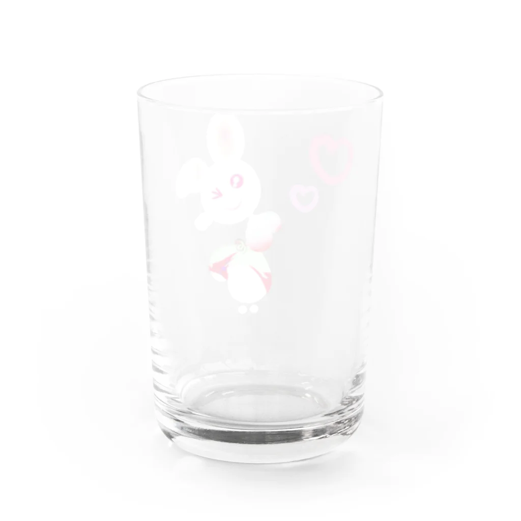 ラヴィさんショップのいつも可愛いラヴィさん Water Glass :back