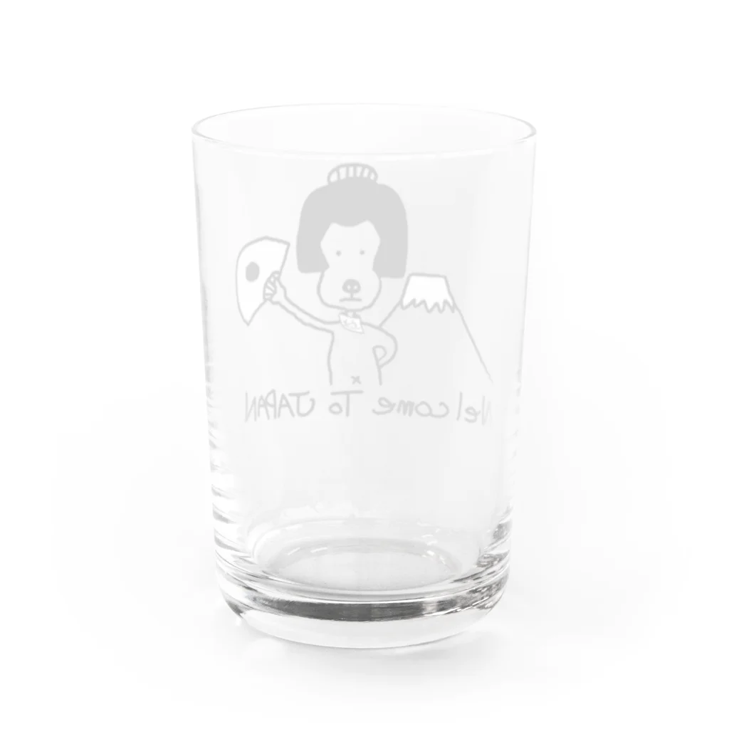 プロテウスのWelcome to Japan Water Glass :back