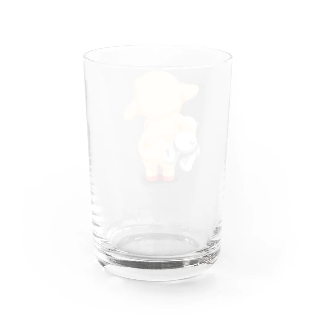 mei-channel SUZURI店のメイとトト　（カラー） Water Glass :back