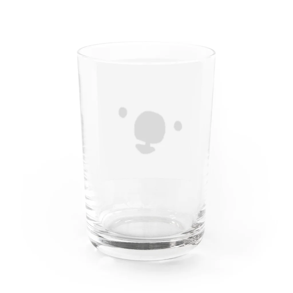 Rutaoの寄りすぎのこあら Water Glass :back