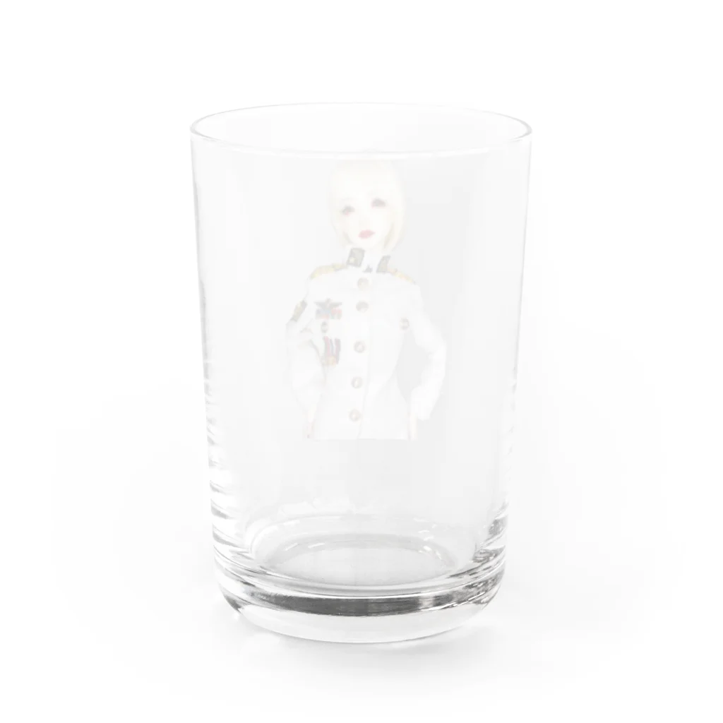 Valkyrie Arsenal（doll・かわいいアイテム)のMyDoll02：マルガレーテ(海軍軍服ver) Water Glass :back