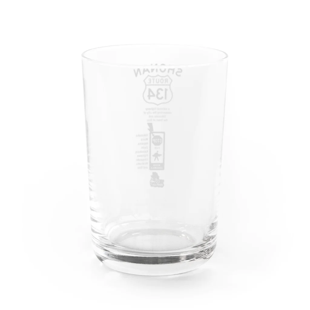 boldandnewのR134_No.001_BK Water Glass :back