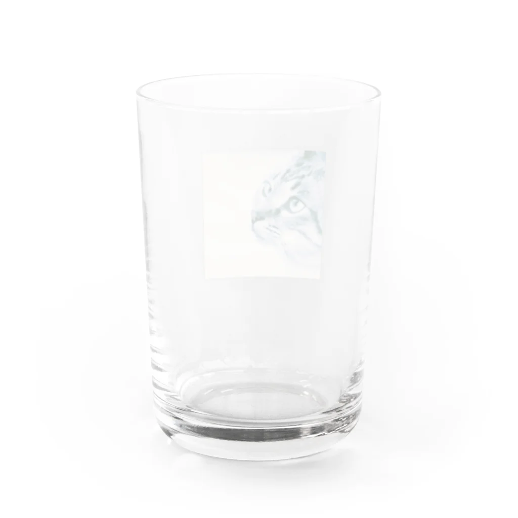 0isall_zoologicalの猫部2 Water Glass :back