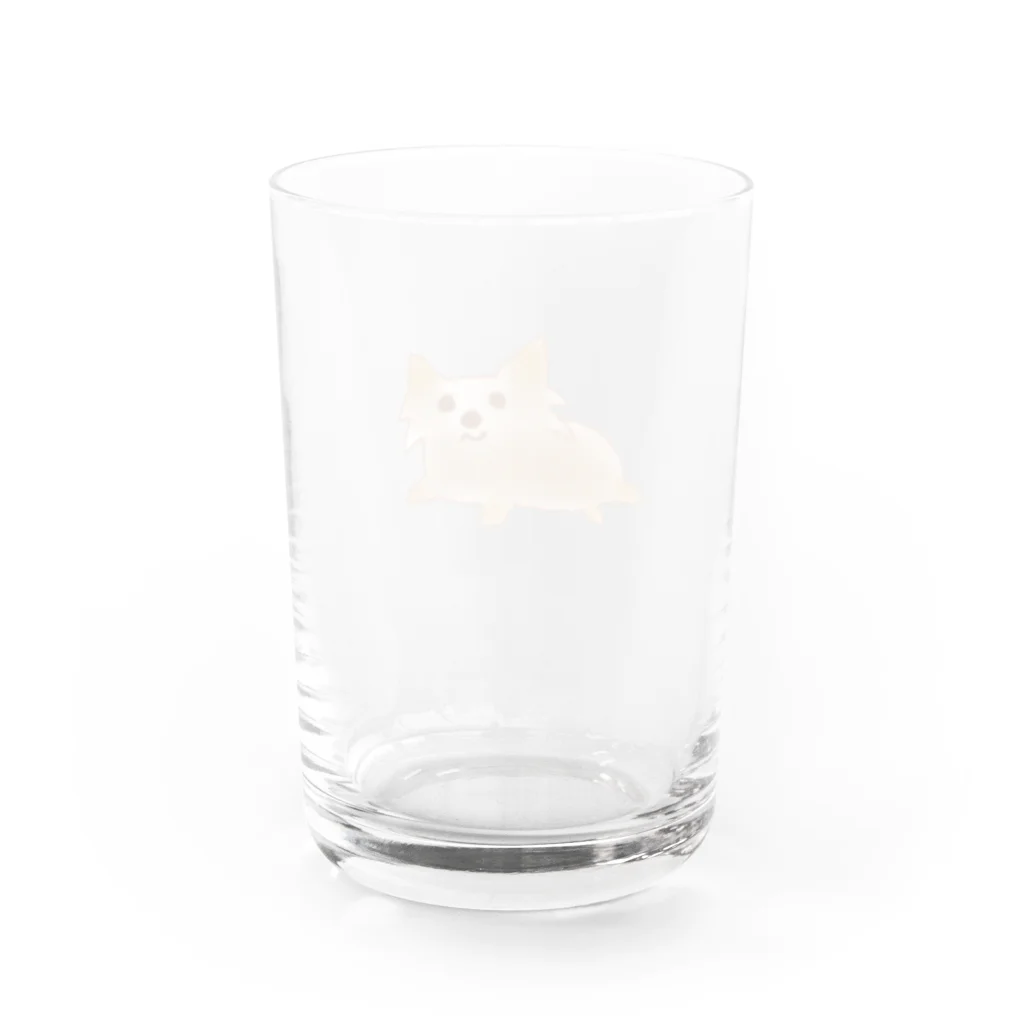 もなかとのあのてくてくこまさん　 Water Glass :back