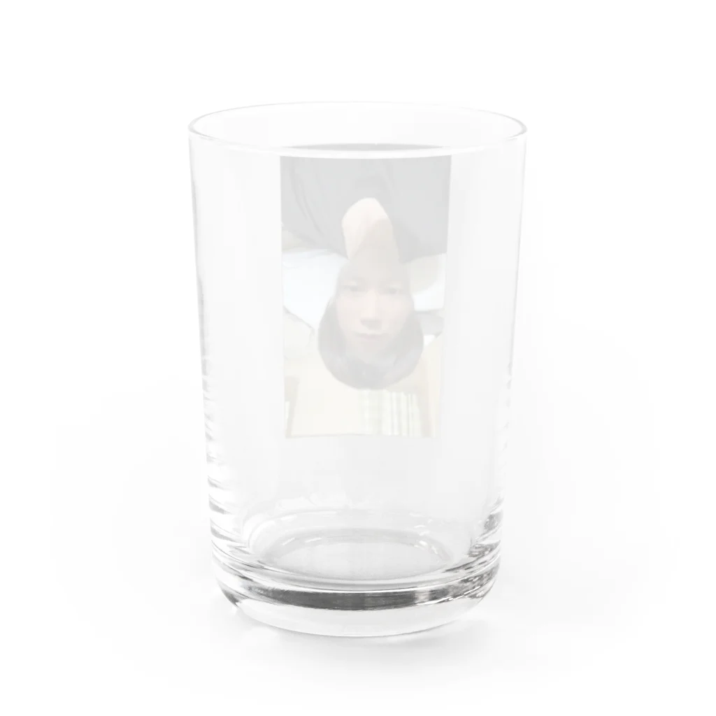 自撮りし過ぎて思ってるよ。のやまだ:2022年4月の顔2位 Water Glass :back