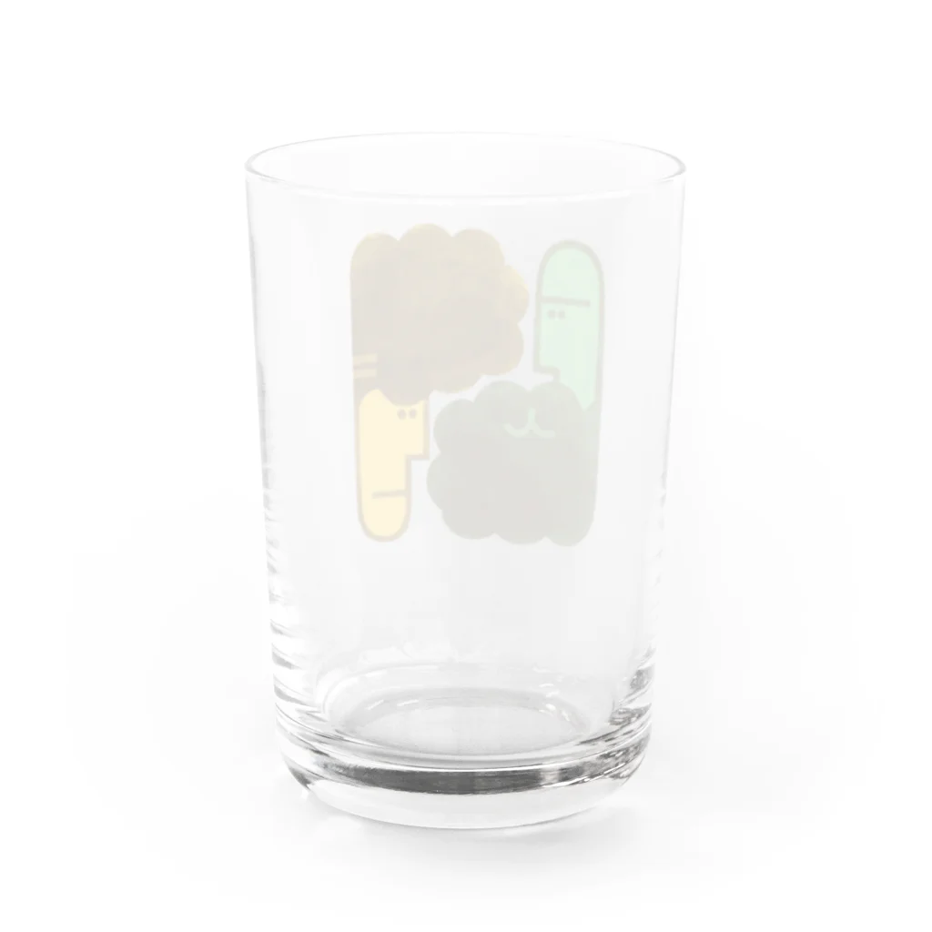 boo-banaのモクモク Water Glass :back