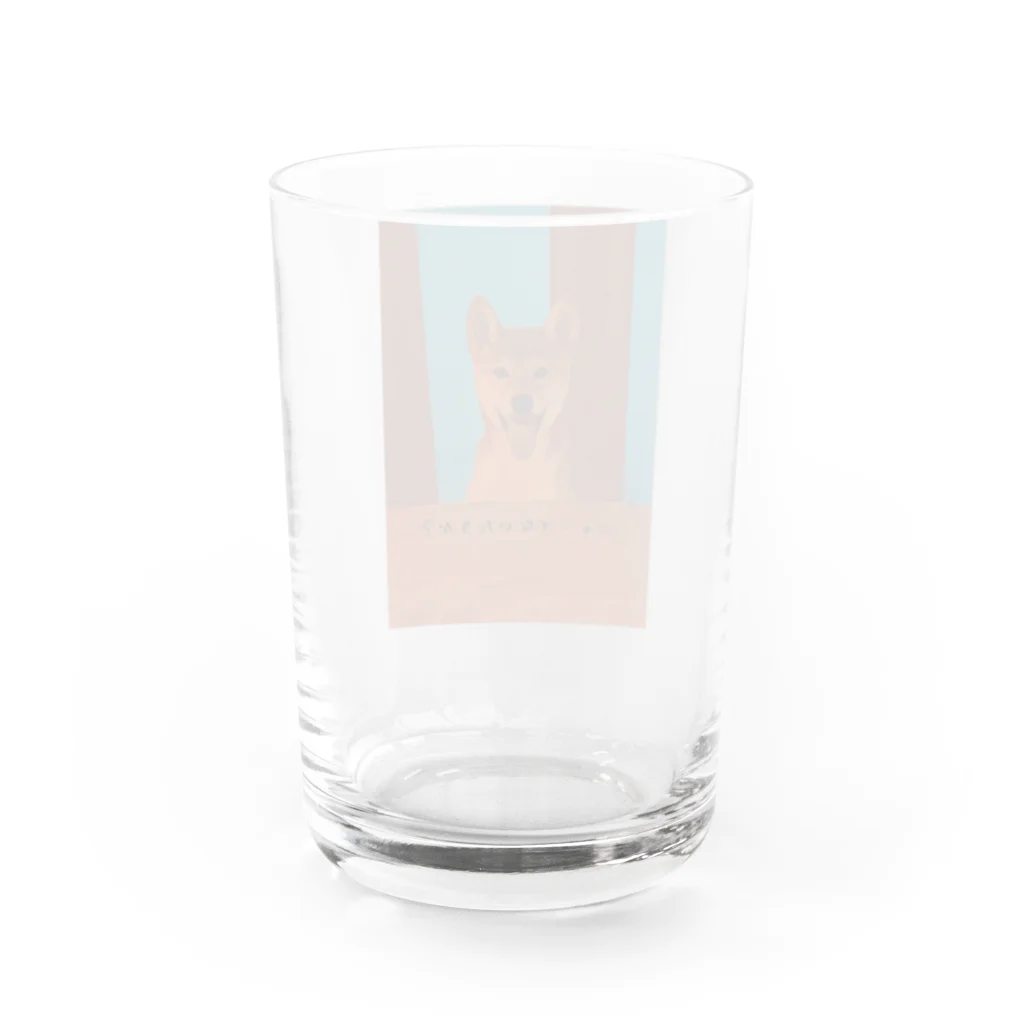 どんどことまぐろの『ニャーて鳴いたろか？』 Water Glass :back