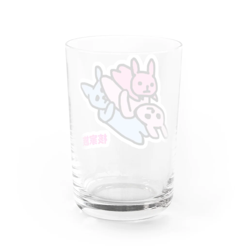 Rabbithumanaspetsの#核家族 Water Glass :back