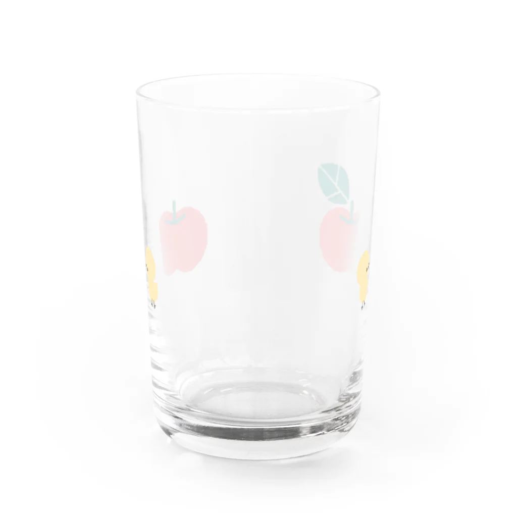 sumiのチプチプとリンゴ Water Glass :back