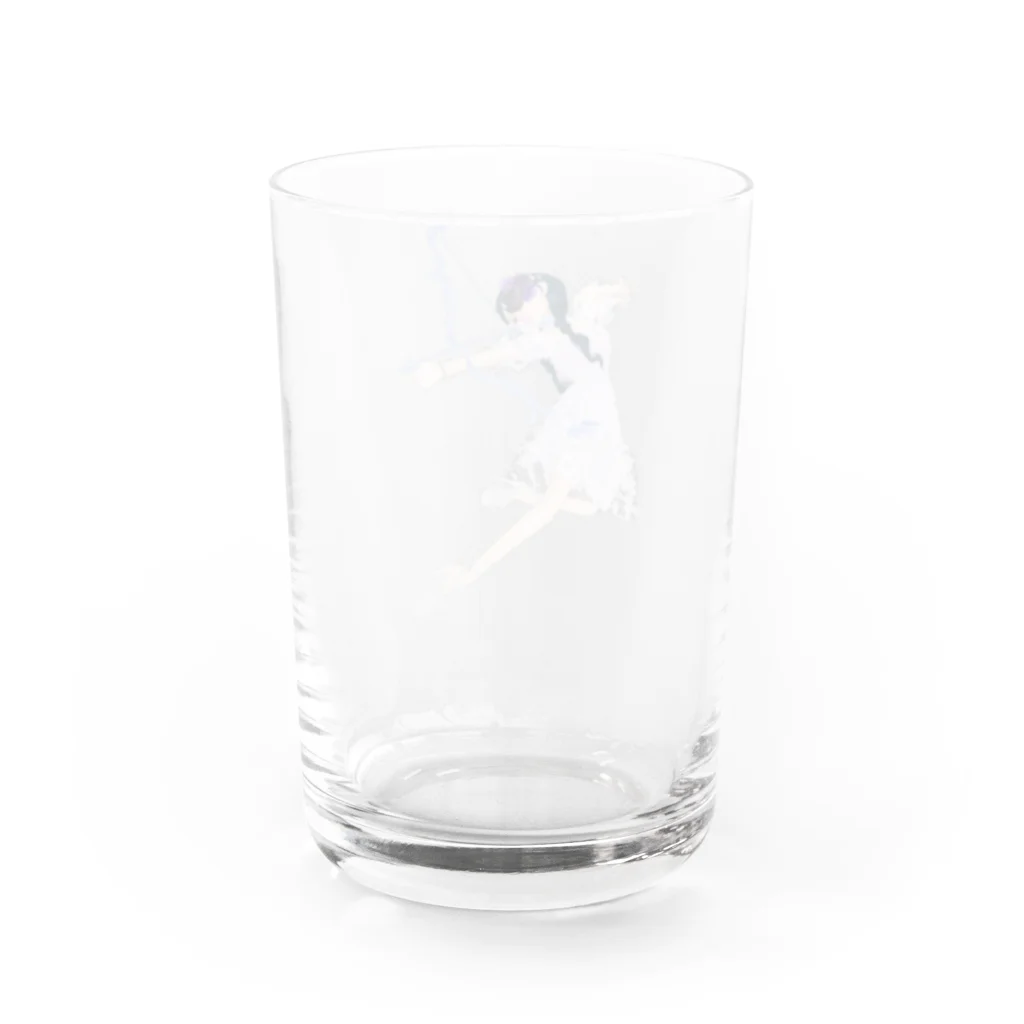 【ホラー専門店】ジルショップの妖精ガール＊恋のキューピット＊弓矢 Water Glass :back