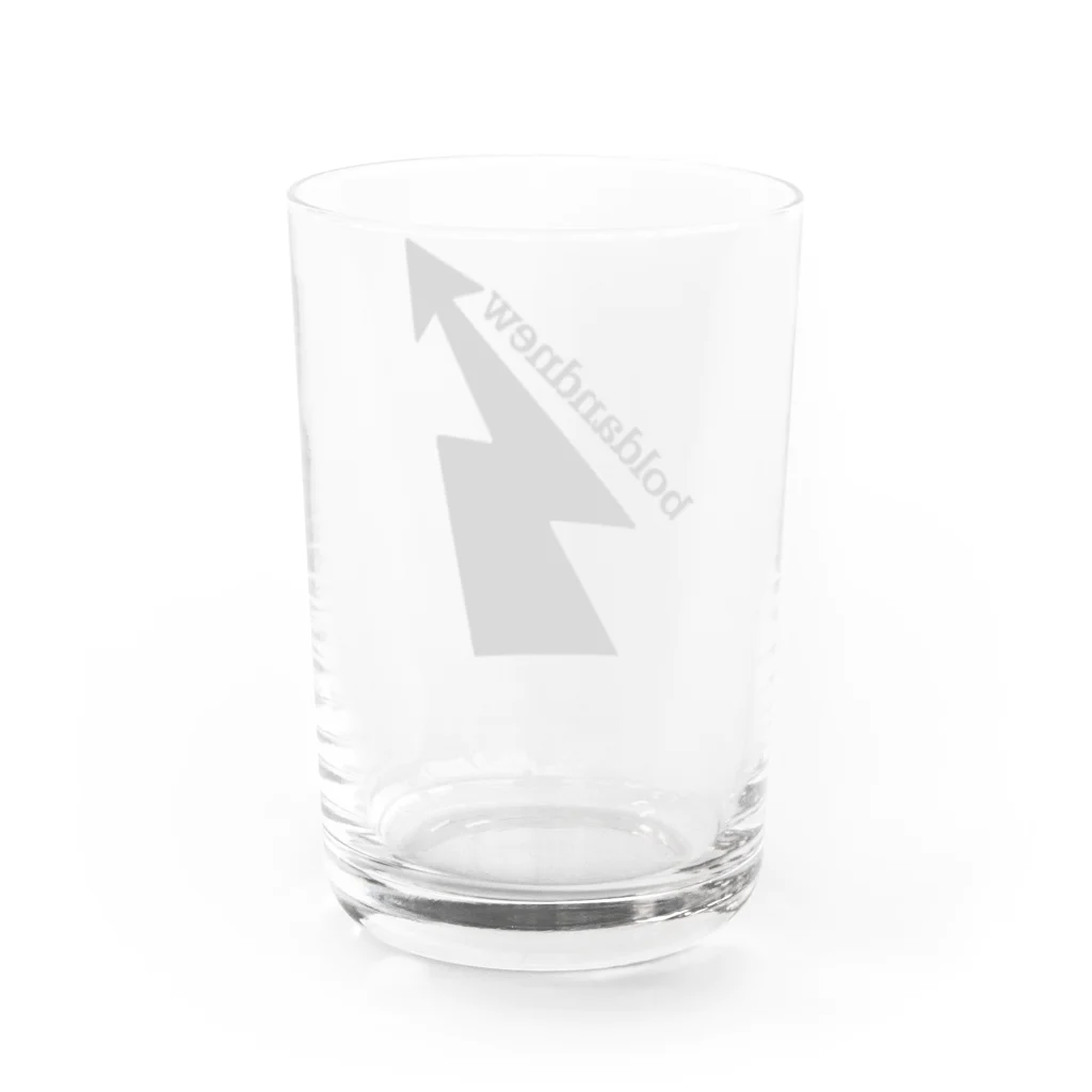 boldandnewのboldandnew_No.000_BK Water Glass :back