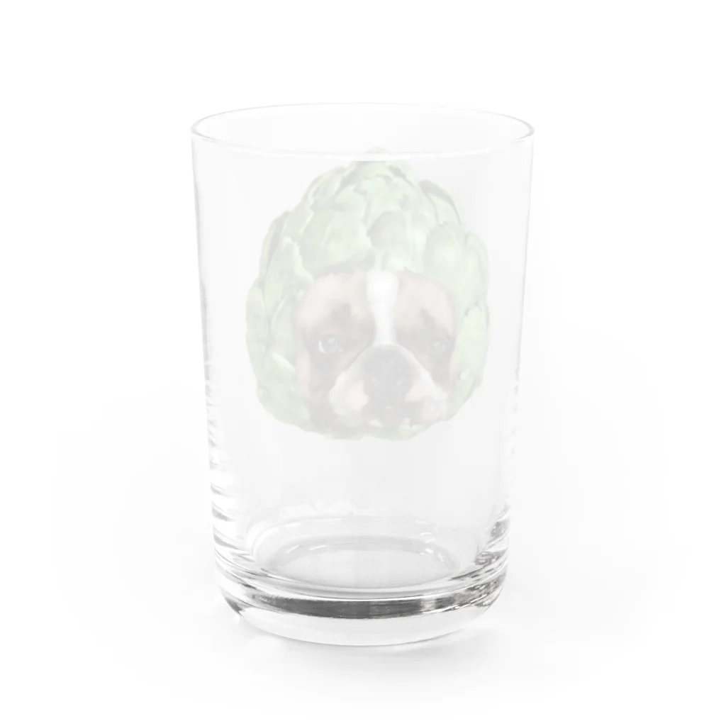 cosajisalut100ponの９５．アンディチョーク Water Glass :back