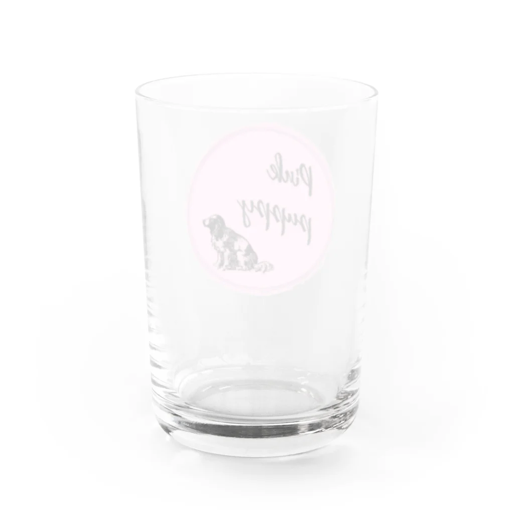 Pink puppyのPink puppy シリーズ Water Glass :back