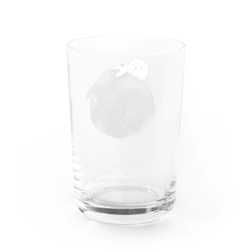 ろめぉ。のねむねむシリーズ アザラシ親子さん Water Glass :back